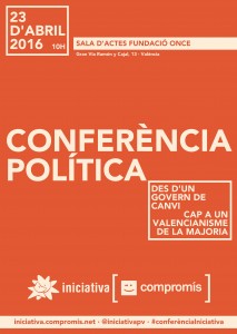 ConferenciaPolitica_Cartell3 taronja